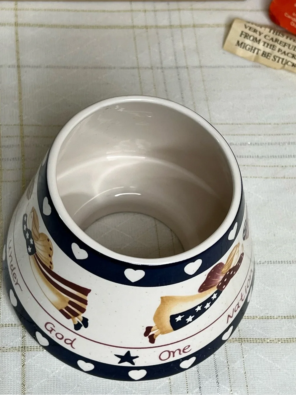Home Interiors Jar Candle Topper/Shade 